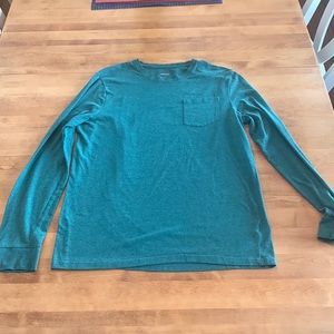 Green/Blue Sonoma flex wear long sleeve t-shirt